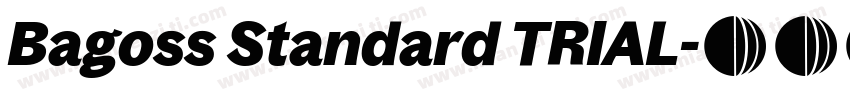 Bagoss Standard TRIAL字体转换